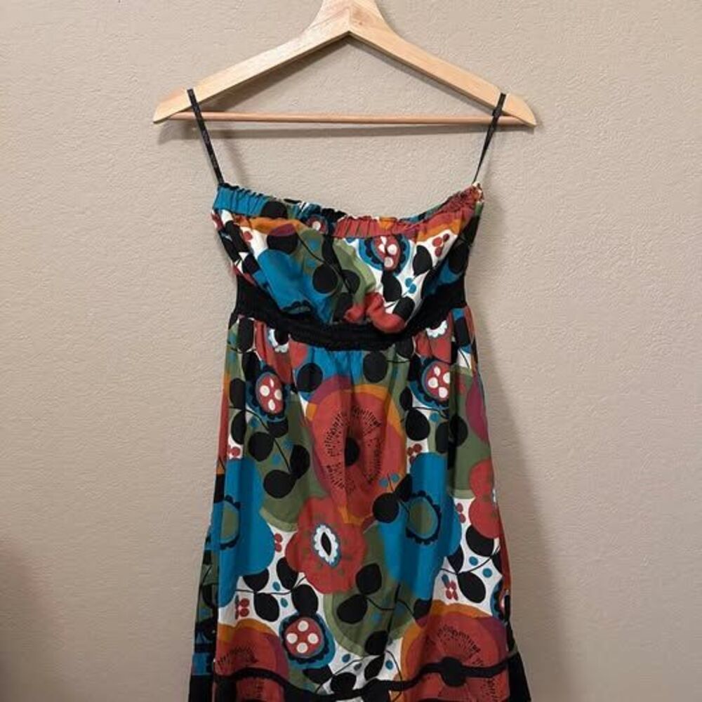 XOXO Strapless Floral Y2K Top - Size M